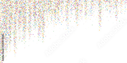 Festive confetti. Celebration stars. Colorful conf