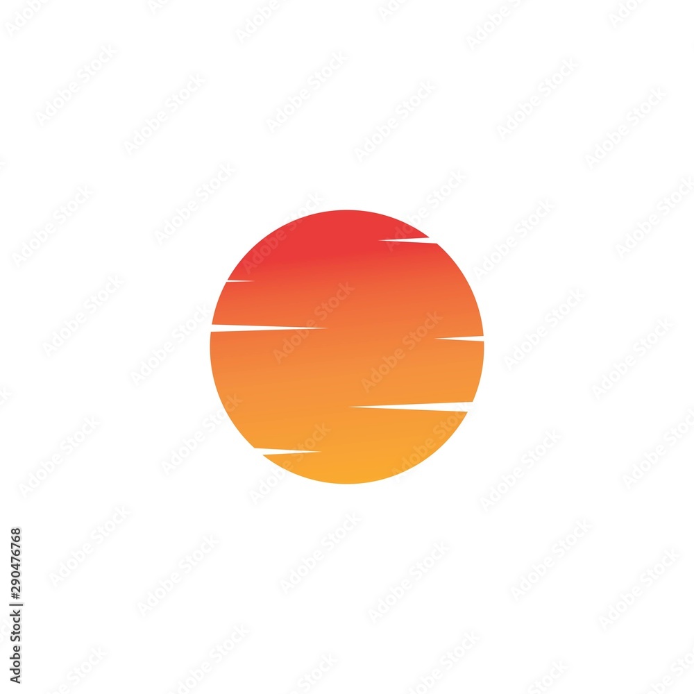 sun Logo Icon Vector illustration design sun Logo Icon Vector illustration design