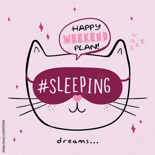 sleeping cat