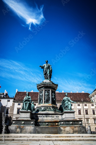 Monument to Emperor Franz I. Vienna. Austria