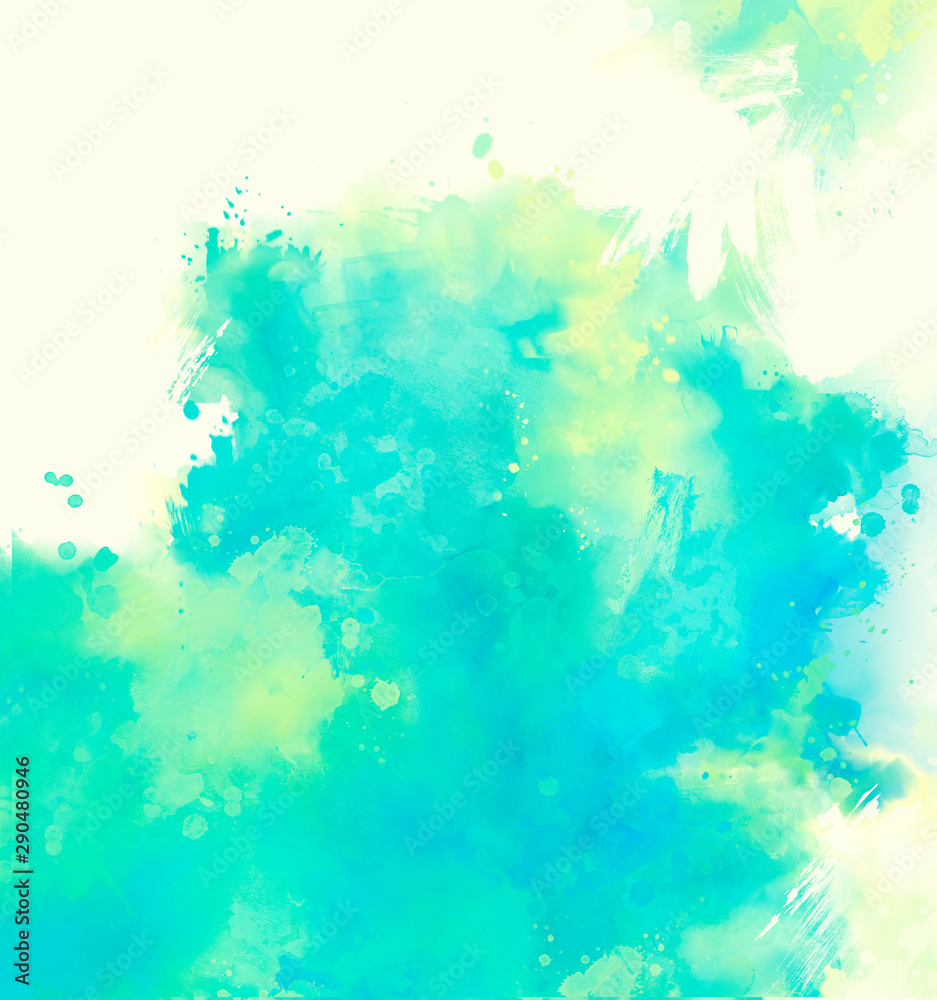 bright Abstract watercolor drawing on a paper image bright Abstract watercolor drawing on a paper image