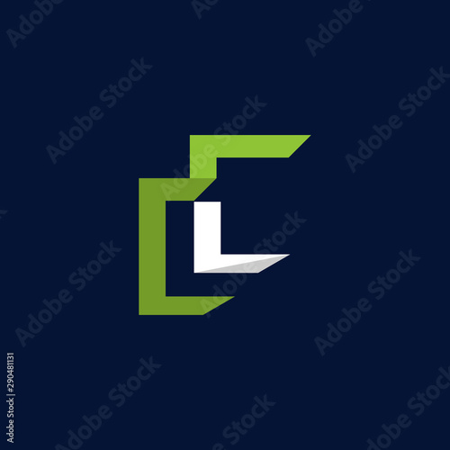 Letter CC Modern Abstract Creative Icon Logo Design Template Element Vector Illustration