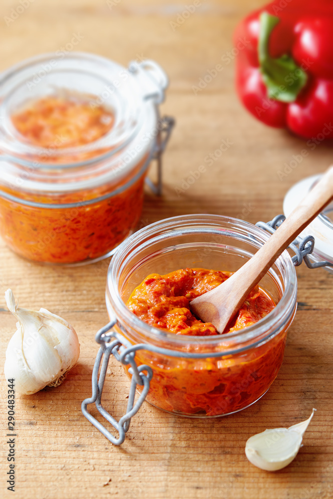 Roasted Red Pepper Relish (Ajvar) Roasted Red Pepper Relish (Ajvar)
