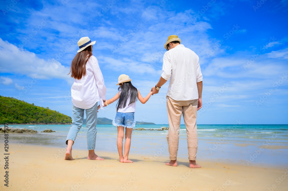 Parent father and mother help to holding hand of kid, care of destination of life, always support on yield and give up of the kid, assist and help kid to successfully of life