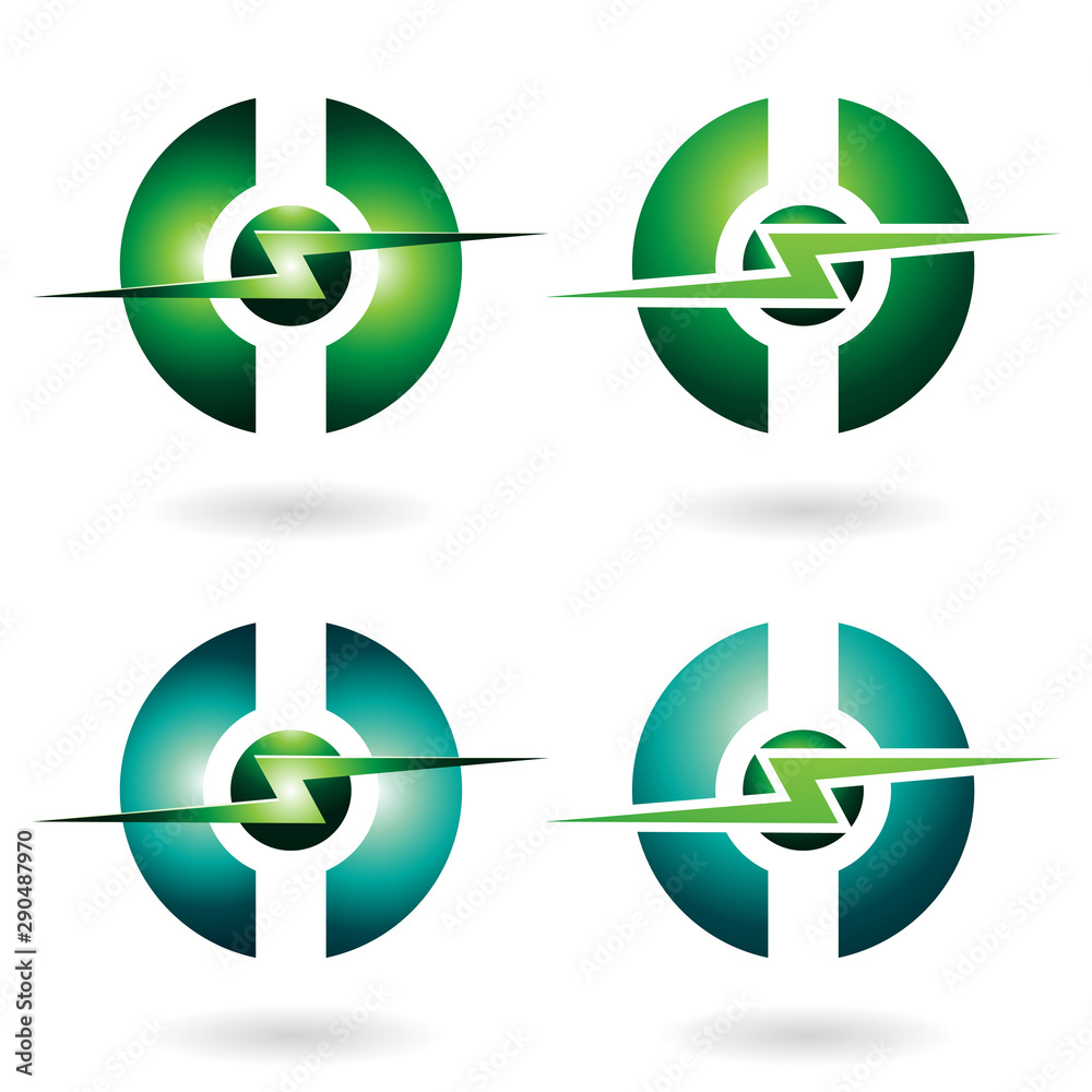 Thunder Sphere Abstract Icon Thunder Sphere Abstract Icon