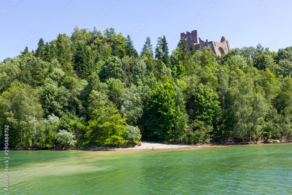 Obraz premium Castle in Czorsztyn, Poland