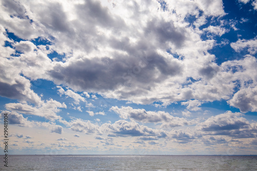 Baltic sea on the Polish coast