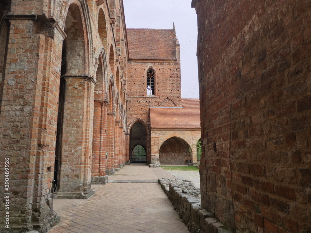 Naklejka premium The monastery chorin inside or outside.