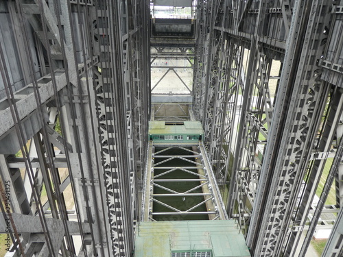 The boat lift in Niederfinow near Berlin.