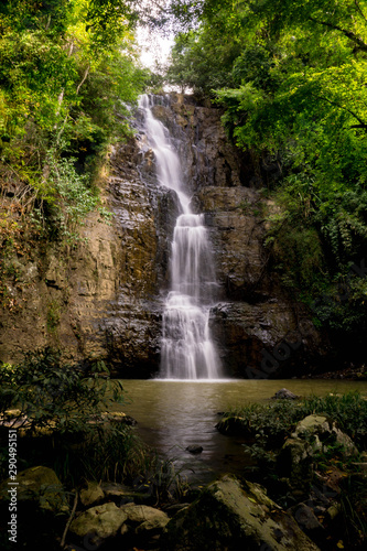 waterfall in forest © Quốc