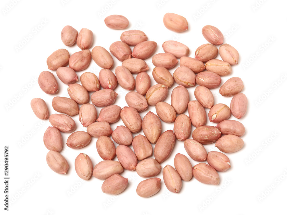 Peanut kernel isolated on white background Peanut kernel isolated on white background