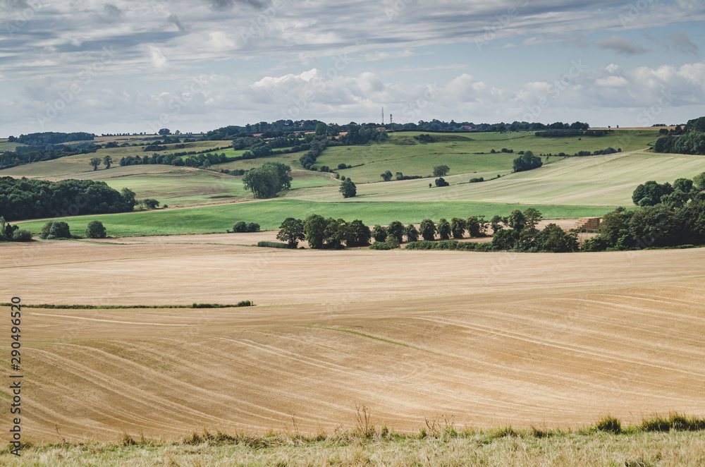 Lincolnshire wolds landscape