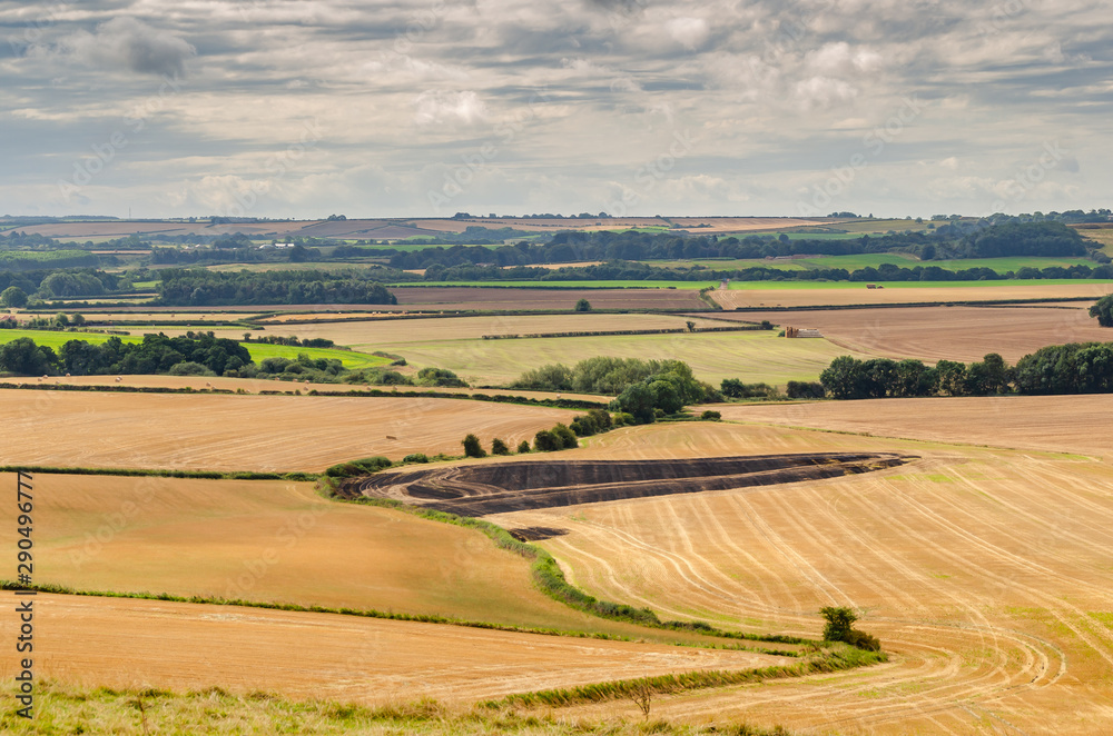 Lincolnshire wolds countryside