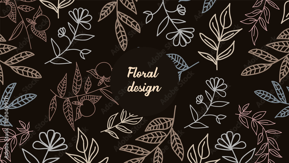 floral pattern, floral background, floral vector design, leaves background, flowers, leaves, leaves patter