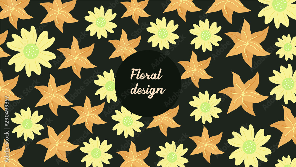 floral pattern, floral background, floral vector design, leaves background, flowers, leaves, leaves patter floral pattern, floral background, floral vector design, leaves background, flowers, leaves, leaves patter