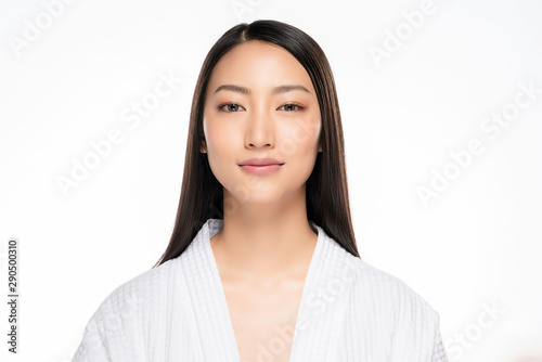 Beautiful Young Asian Woman with Clean Fresh Skin, © kitthanes