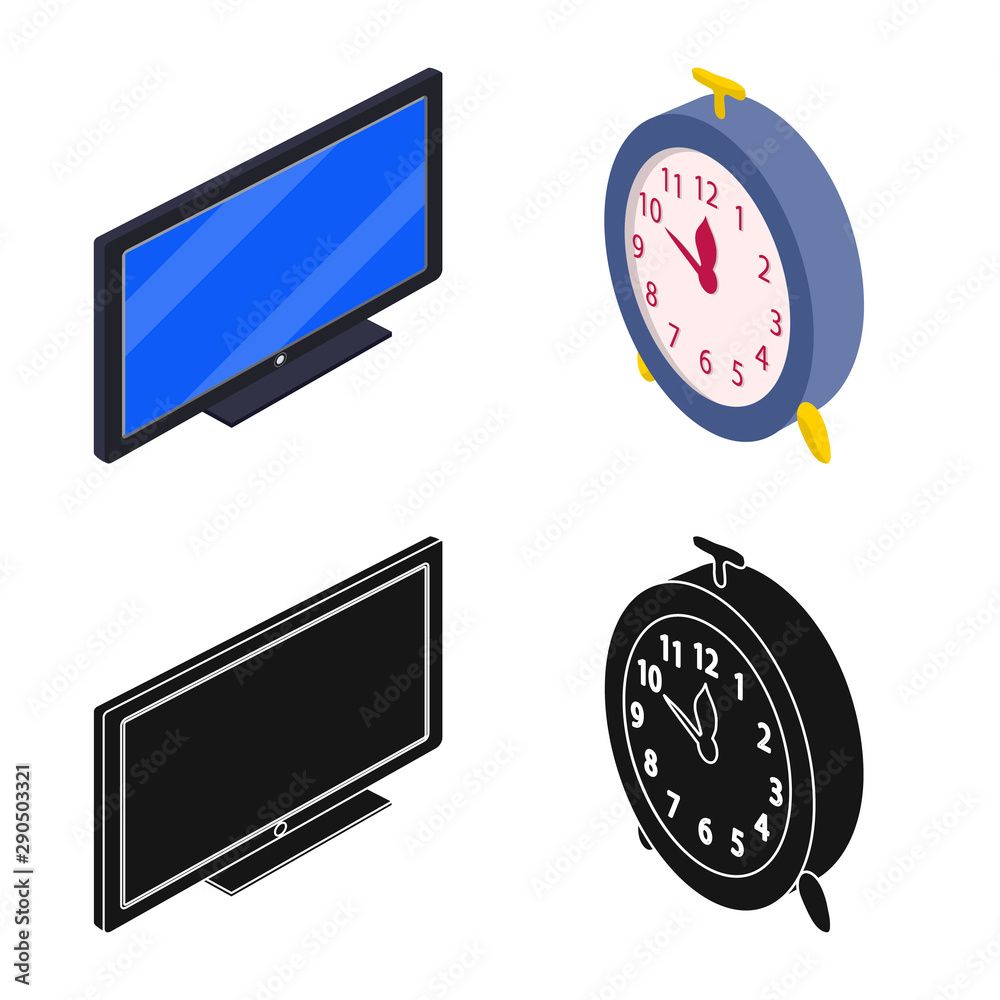 Vector illustration of bedroom and room logo. Collection of bedroom and furniture stock symbol for web. Vector illustration of bedroom and room logo. Collection of bedroom and furniture stock symbol for web.
