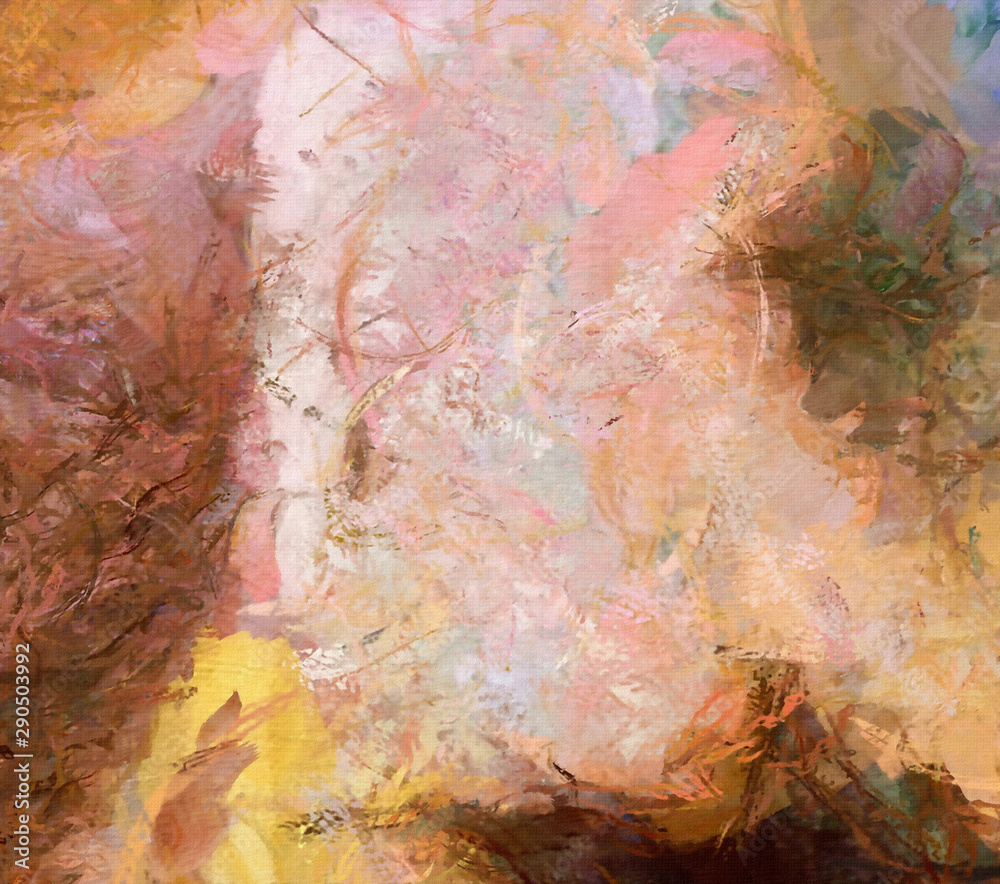 Fototapeta premium Colorful Abstract Painting. Colors of Autumn