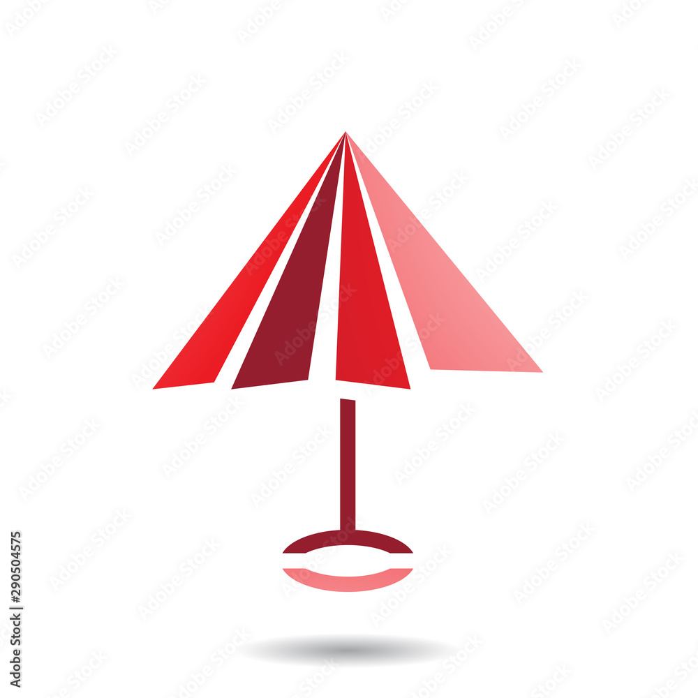 Abstract Symbol of Umbrella Shaped Icon