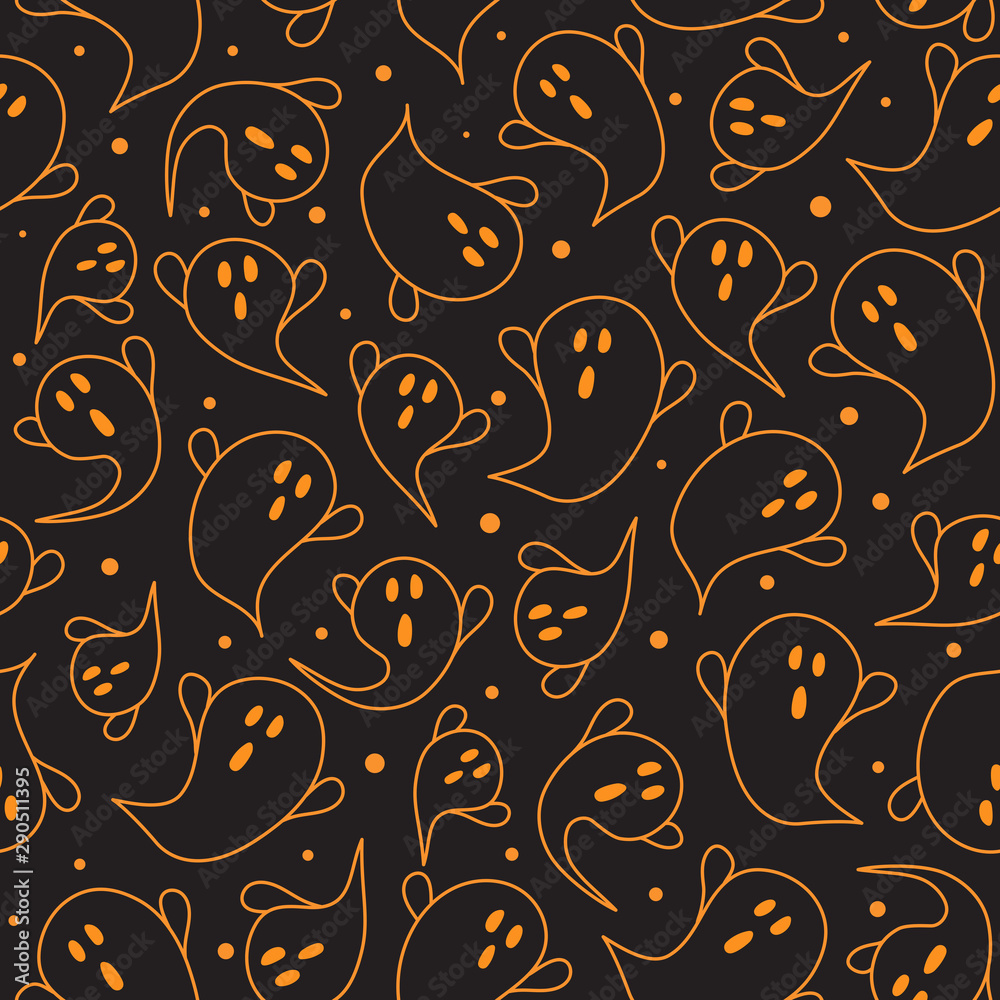 spooky ghost background