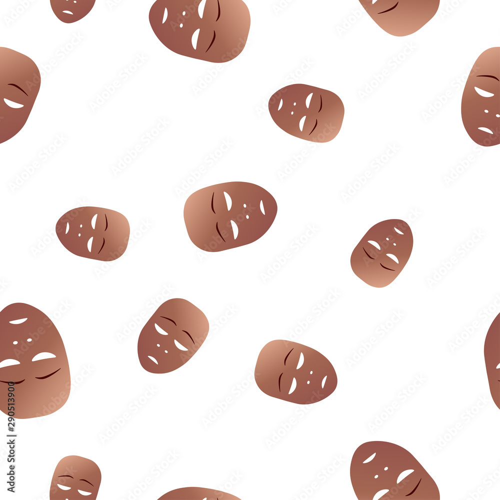 Fototapeta premium Repentance theatrical mask seamless pattern