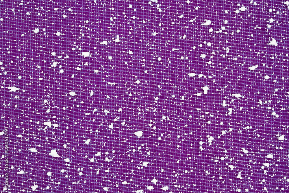 Purple textured felt fabric material with a snow effect background Purple textured felt fabric material with a snow effect background