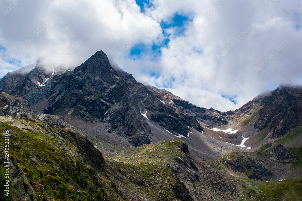 Fototapeta premium alpine peaks of south Tyrol nine
