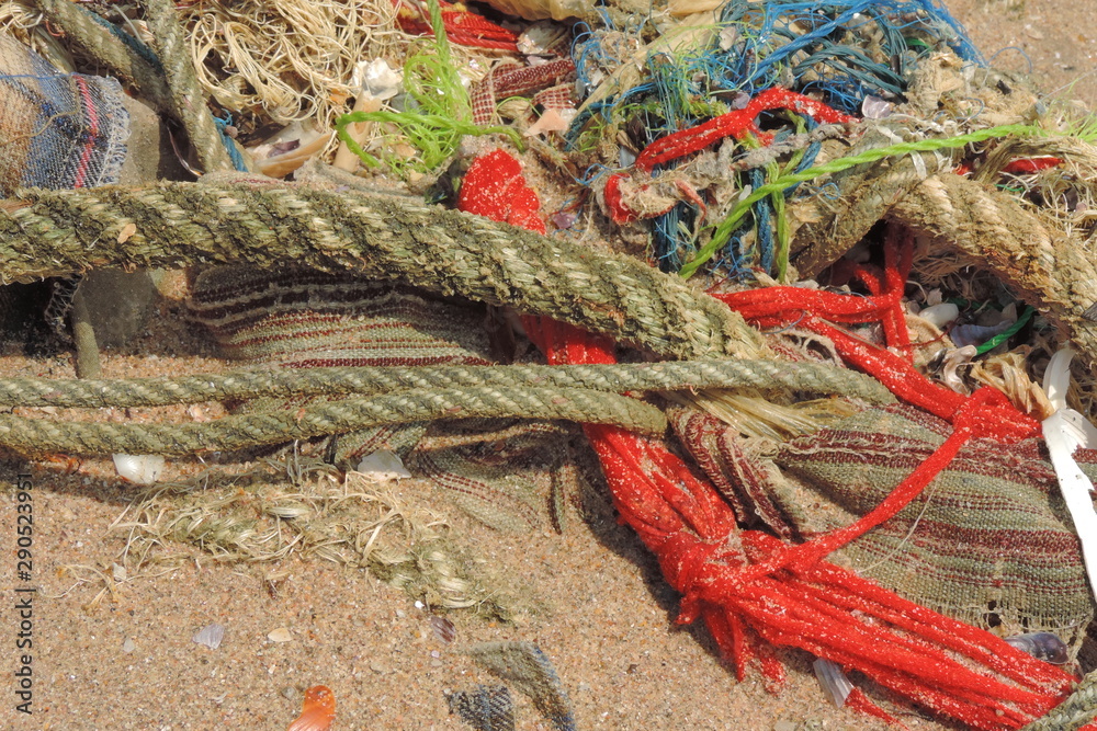 fishing nets and ropes
