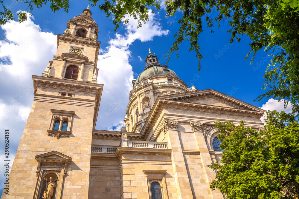 St. Stephen's Basilica in Budapest, Hungary, Europe.