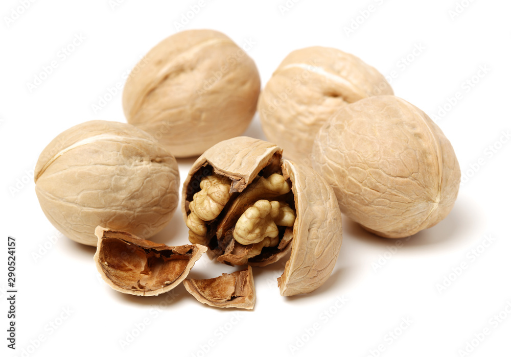 Walnut isolated on a white background Walnut isolated on a white background