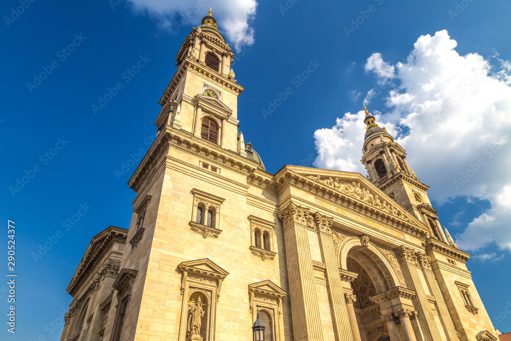 St. Stephen's Basilica in Budapest, Hungary, Europe.