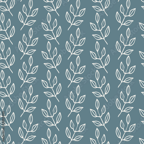 Natural floral farmhouse style seamless patterns for kitchenware and homeware  fabric and stationery design and decoration