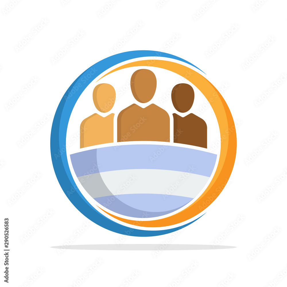 Illustrated icon with the concept of the national community of Argentina Illustrated icon with the concept of the national community of Argentina