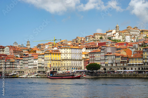 Douro river embankment, Ribeira district, Porto city, Portugal © Zkolra
