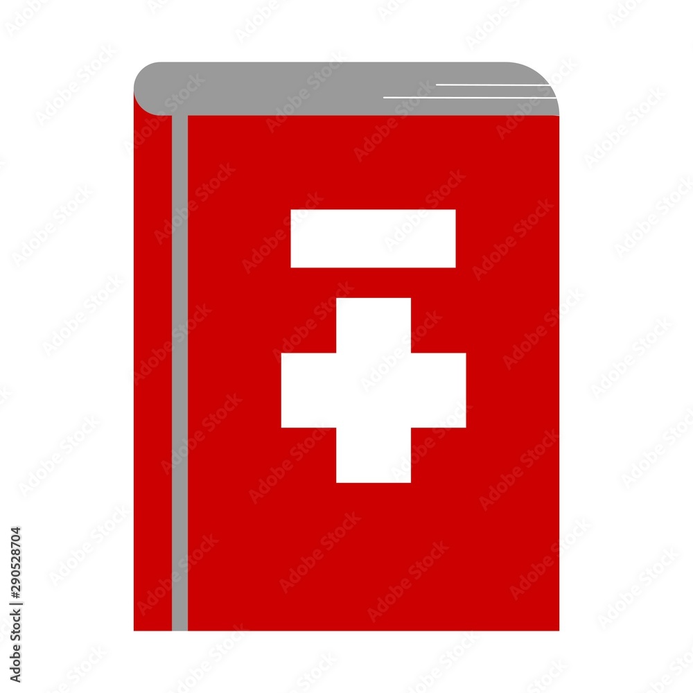 Fototapeta premium medical book sign