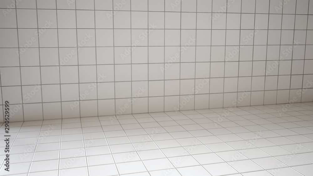 Modern bathtub in a unrenovated bathroom - 3D rendering Modern bathtub in a unrenovated bathroom - 3D rendering