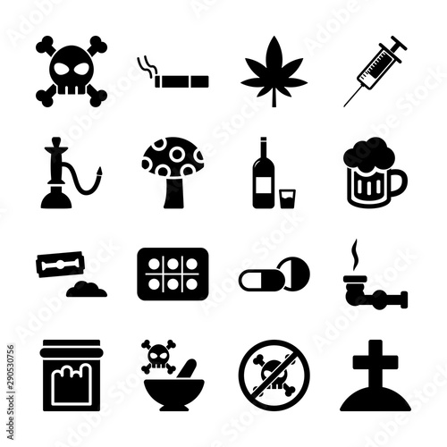 drug solid icons