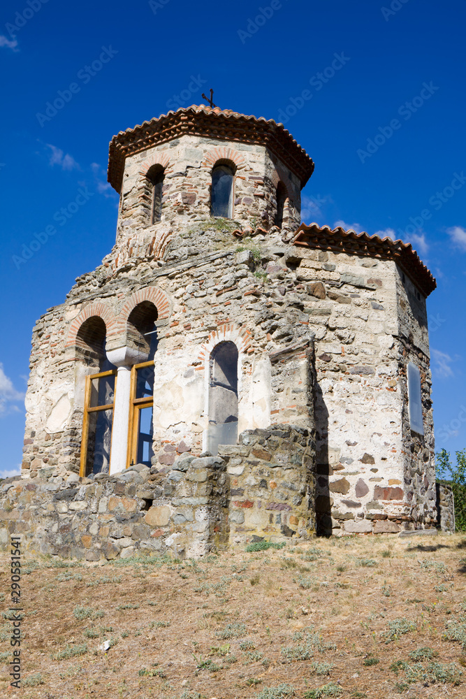 The ruins of Stara Pavlica monastery in Serbia, preserved church