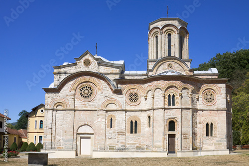 The church in orthodox monastery Ljubostinja in Serbia