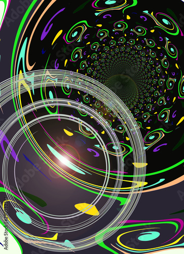 abstrakt, licht, black, all, abbildung, hintergründe, design,   dekor,  digital, circle, bewegung, wirbel,  blau, kunst, bunt, universum, farbe, energie, fantasie, 