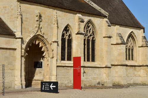 Caen; France - april 4 2018 : picturesque chapel Saint Georges in the castle photo