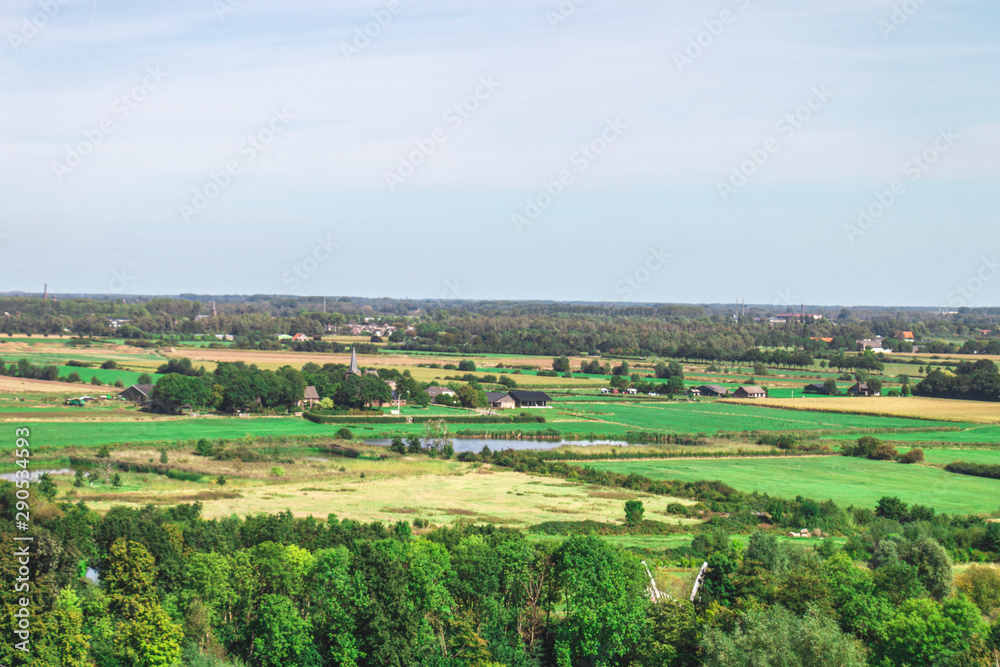 Dutch polder landscape