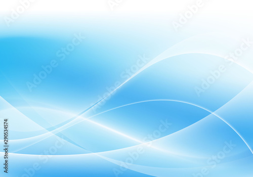 Abstract blue wave template Modern creative concept vector illustration