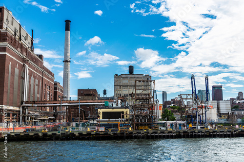 Electricity generation plant in New York City, USA