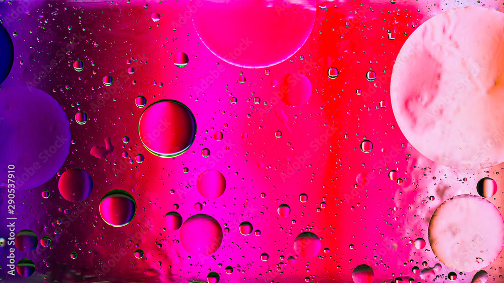 Colorful artistic image of oil drop on water for modern and creation design background. Colorful artistic image of oil drop on water for modern and creation design background.