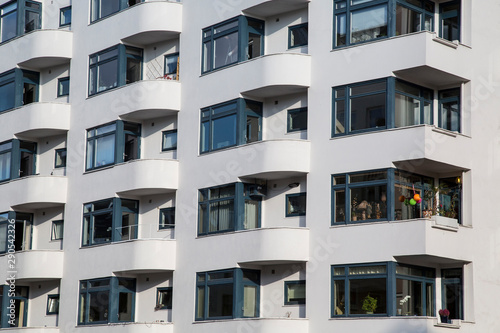 Oslo apartment building balconies