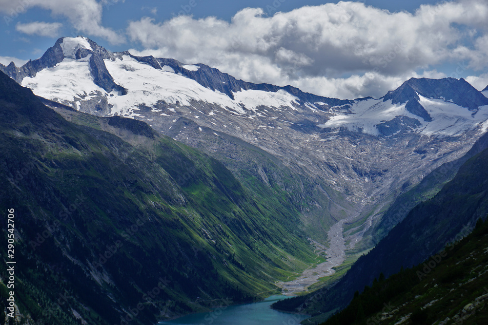 Zillertaler Alpen, Blick zum Zemmgrund
