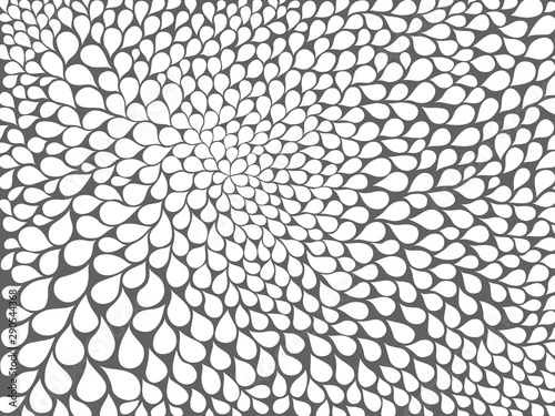 floral pattern. White flower vector background. Drawing , contour, Graphic modern pattern - Vector