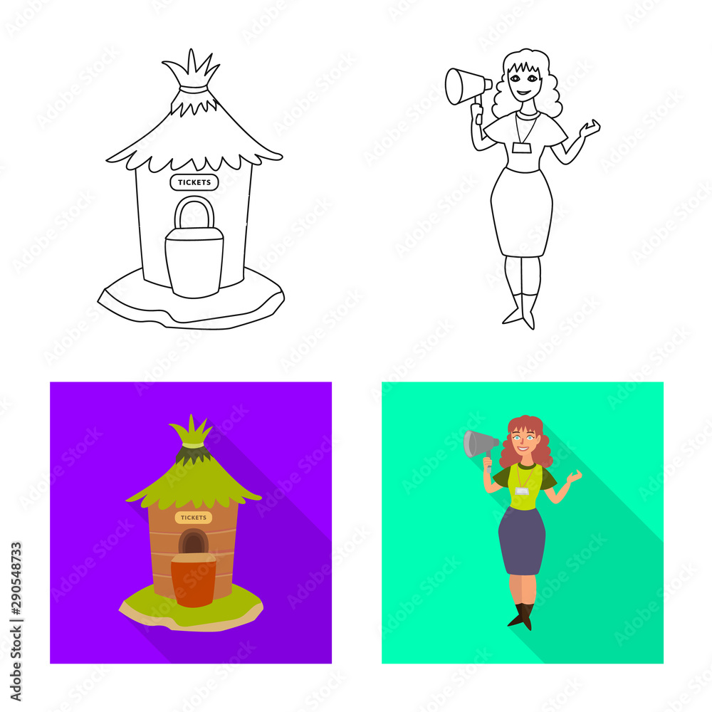 Vector illustration of nature and fun icon. Set of nature and entertainment vector icon for stock. Vector illustration of nature and fun icon. Set of nature and entertainment vector icon for stock.