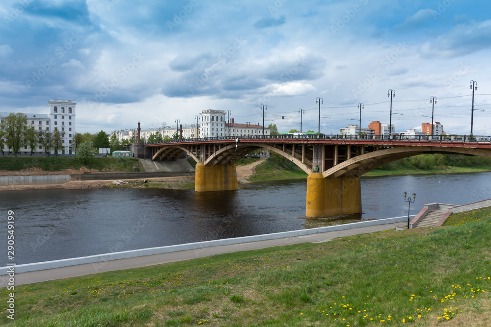 Bridge over the Western Dvina river in Vitebsk